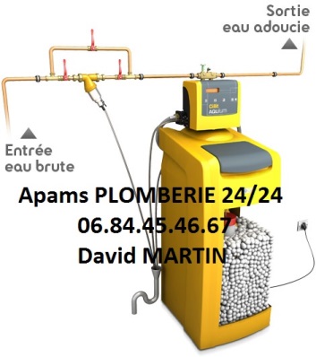 apams plomberie Jonage pose et installation d'adoucisseur, le rhone une région calcaire